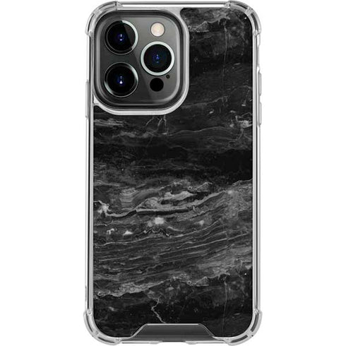 Crystal Black iPhone 15 Pro Clear Case